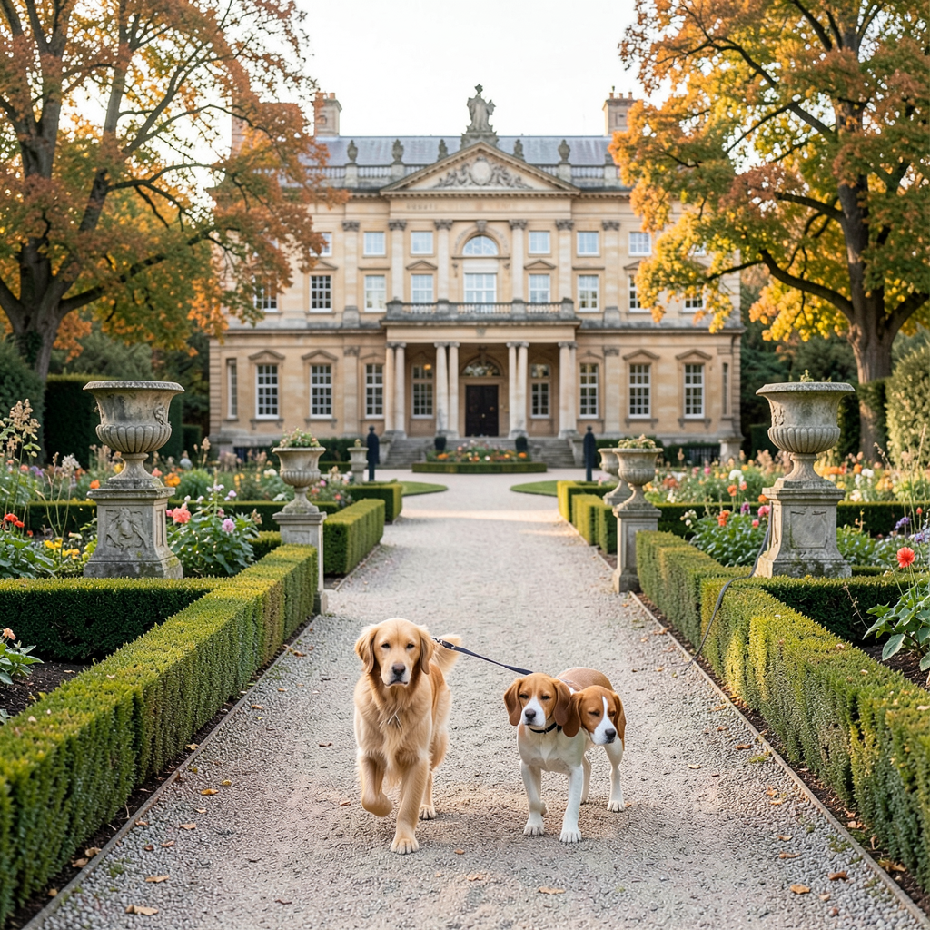 Blenheim Palace Opens Formal Gardens to Dogs for Autumn Paws Outdoors Event